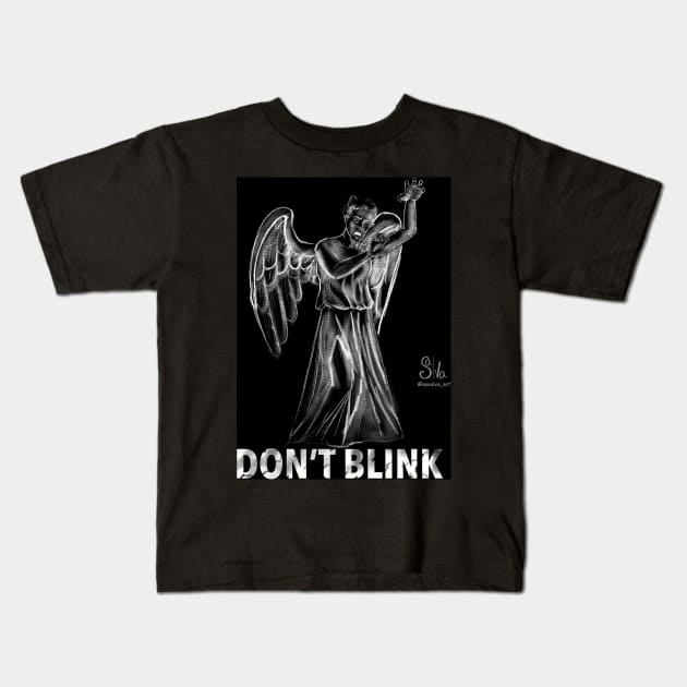 Don't blink Kids T-Shirt by AC Salva